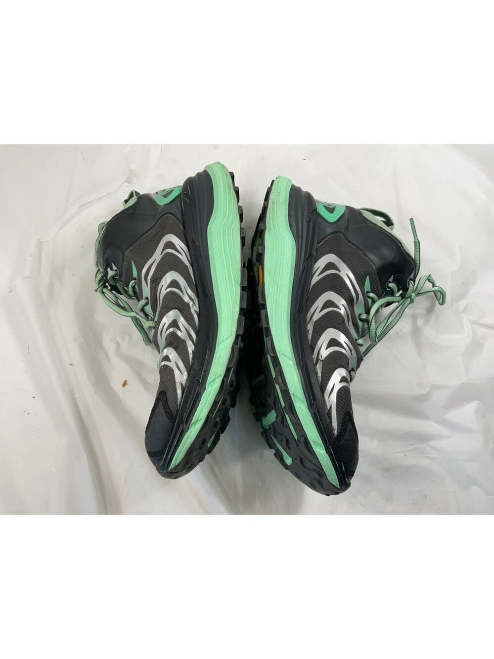 HOKA TOR SPEED 2 WP Size 9.5 athletic SHOES DARK SHADOW MINT GREEN - Picture 7 of 16